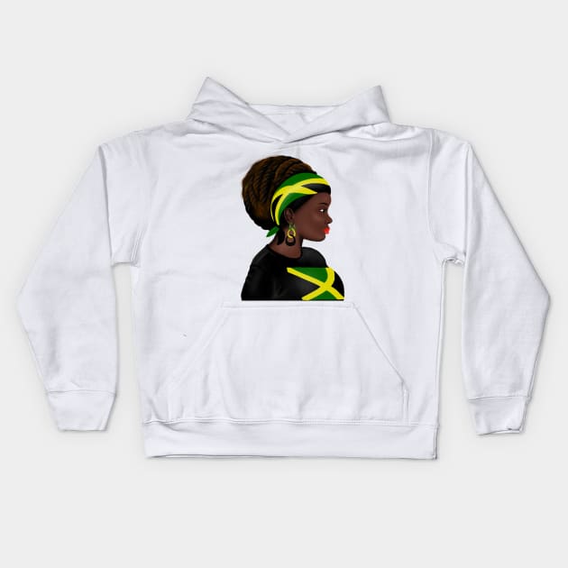 Jamaica Kids Hoodie by Merchweaver